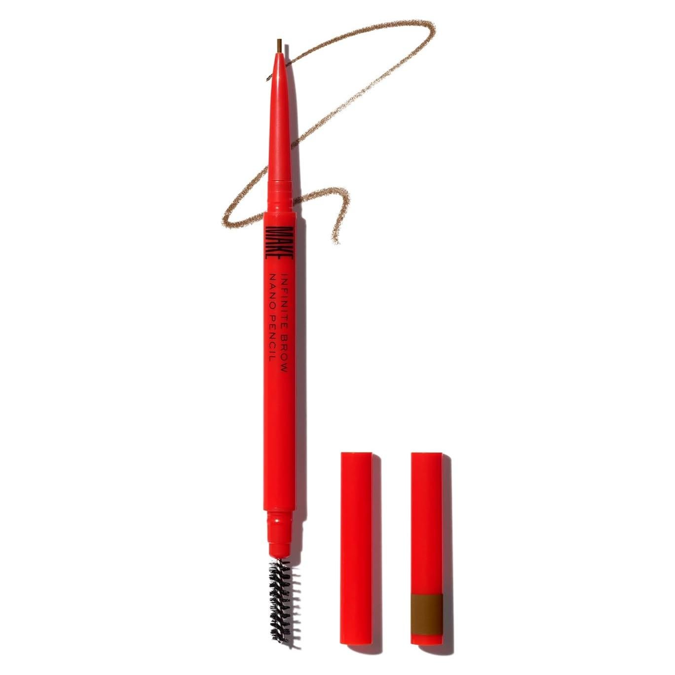 Lápiz de Cejas Nano MAKE Beauty - Marrón Frío, Precisión y Larga Duración