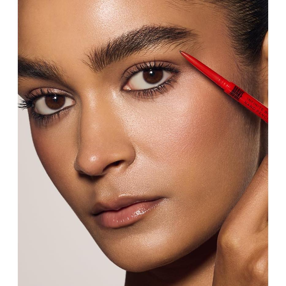 Lápiz de Cejas Nano MAKE Beauty - Marrón Frío, Precisión y Larga Duración