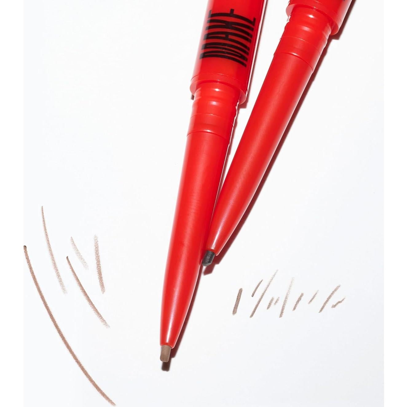 Lápiz de Cejas Nano MAKE Beauty - Marrón Frío, Precisión y Larga Duración