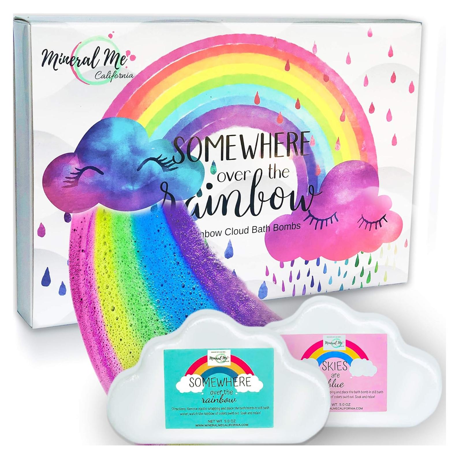 Bombas de Baño Mágicas Arcoíris 5oz - Mineral Me California