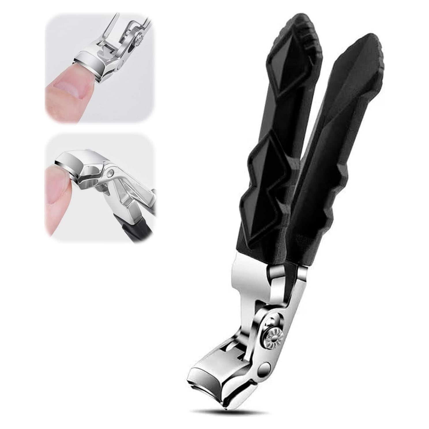 Cortauñas Profesional QiFind Antideslizante para Uñas Gruesas