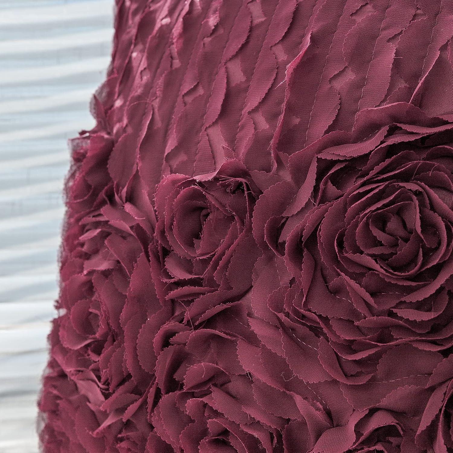 Fundas de Cojín Decorativas CaliTime Pack de 2 40x40 cm Rosa Burdeos