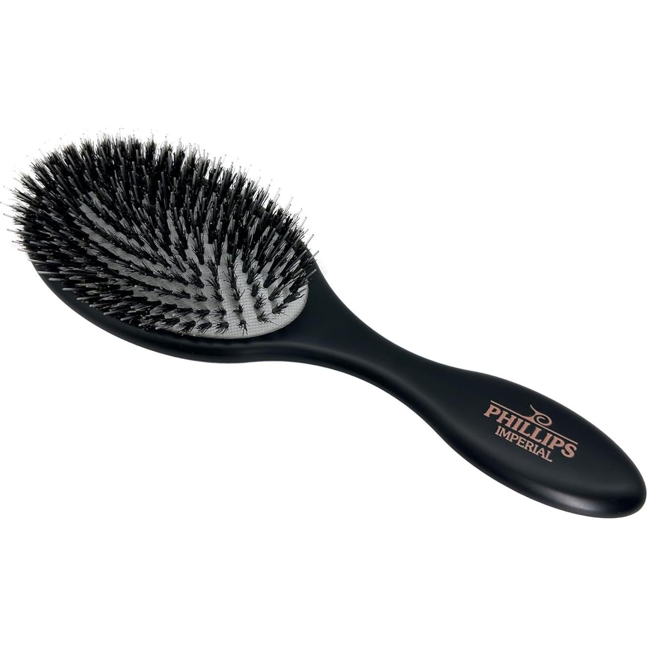 Cepillo Ovalado Phillips Brush Negro con Cerdas de Jabalí