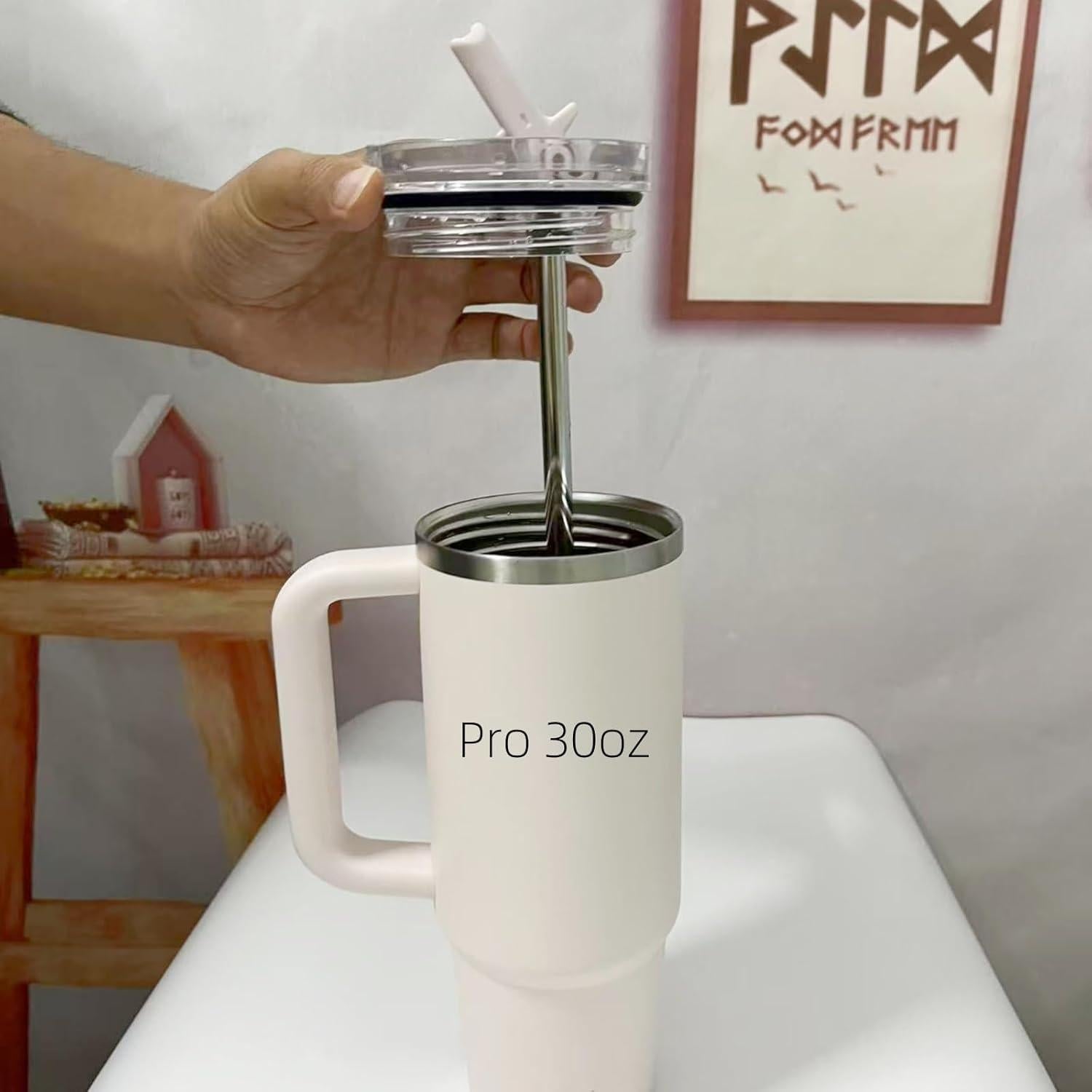 Tapa de Popote Flip GL-Auking 30oz ProTour a Prueba de Fugas