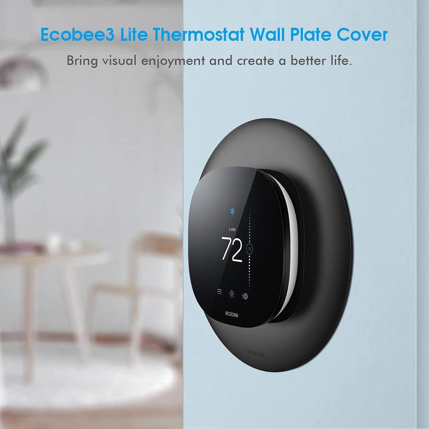 Placa de Pared CaseBot para Termostato Ecobee3 Lite y Ecobee3