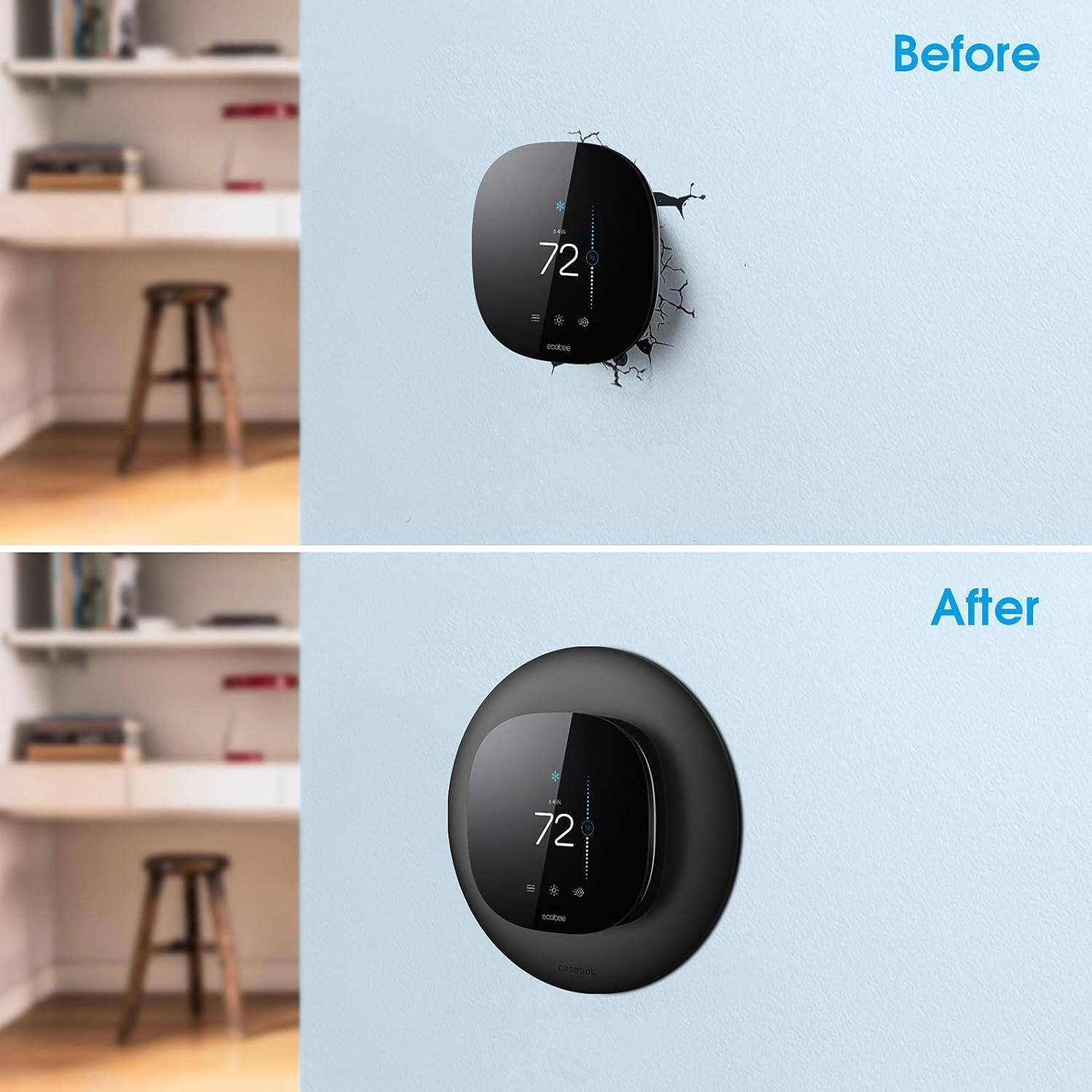 Placa de Pared CaseBot para Termostato Ecobee3 Lite y Ecobee3