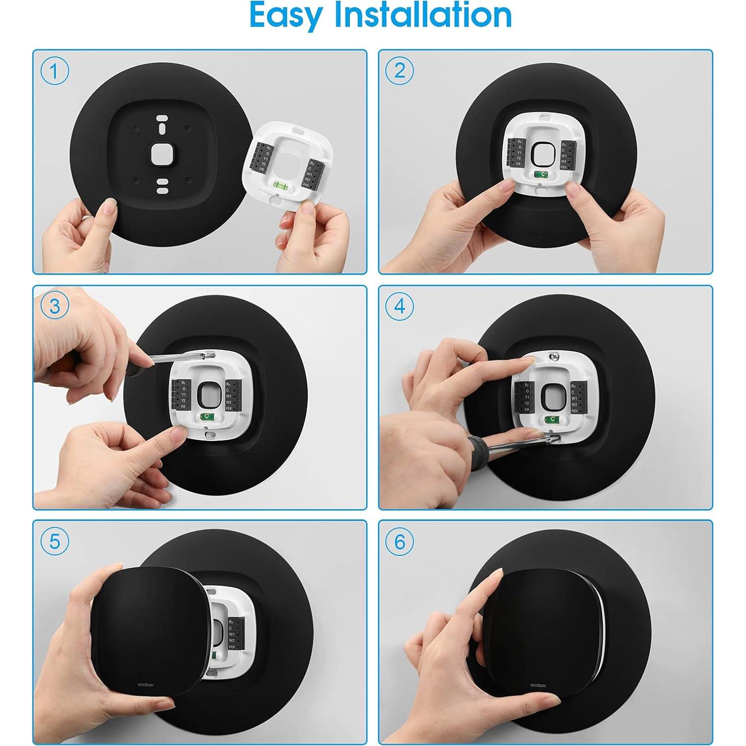 Placa de Pared CaseBot para Termostato Ecobee3 Lite y Ecobee3