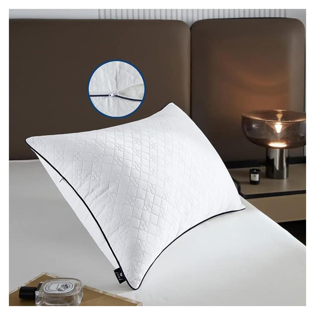 Almohada King JSWF Ultra Suave Ajustable 1 Pieza Microfibra