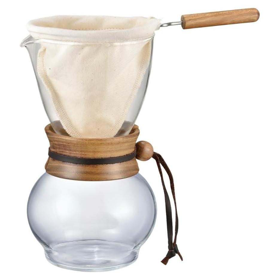 Jarra de Goteo Hario Woodneck 480ml Acacia para Café