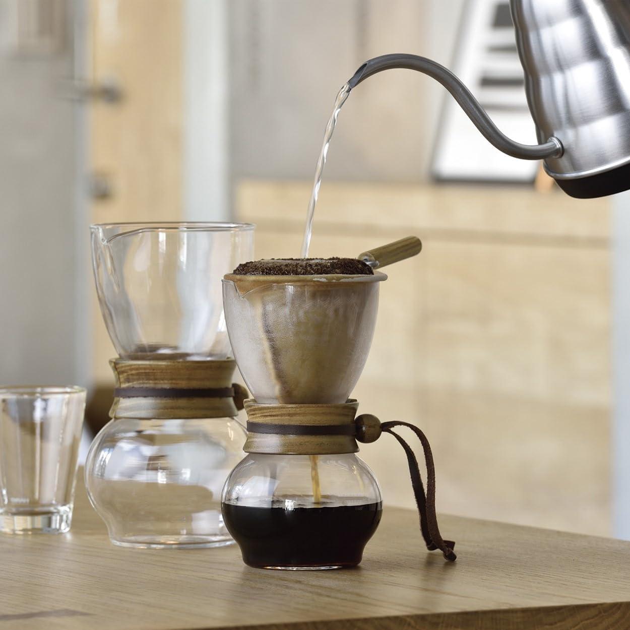 Jarra de Goteo Hario Woodneck 480ml Acacia para Café