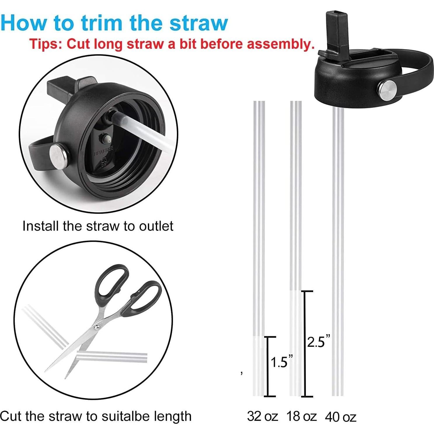 Tapa de Pajita FLORAPELL para Botellas Hydro Flask Boca Ancha