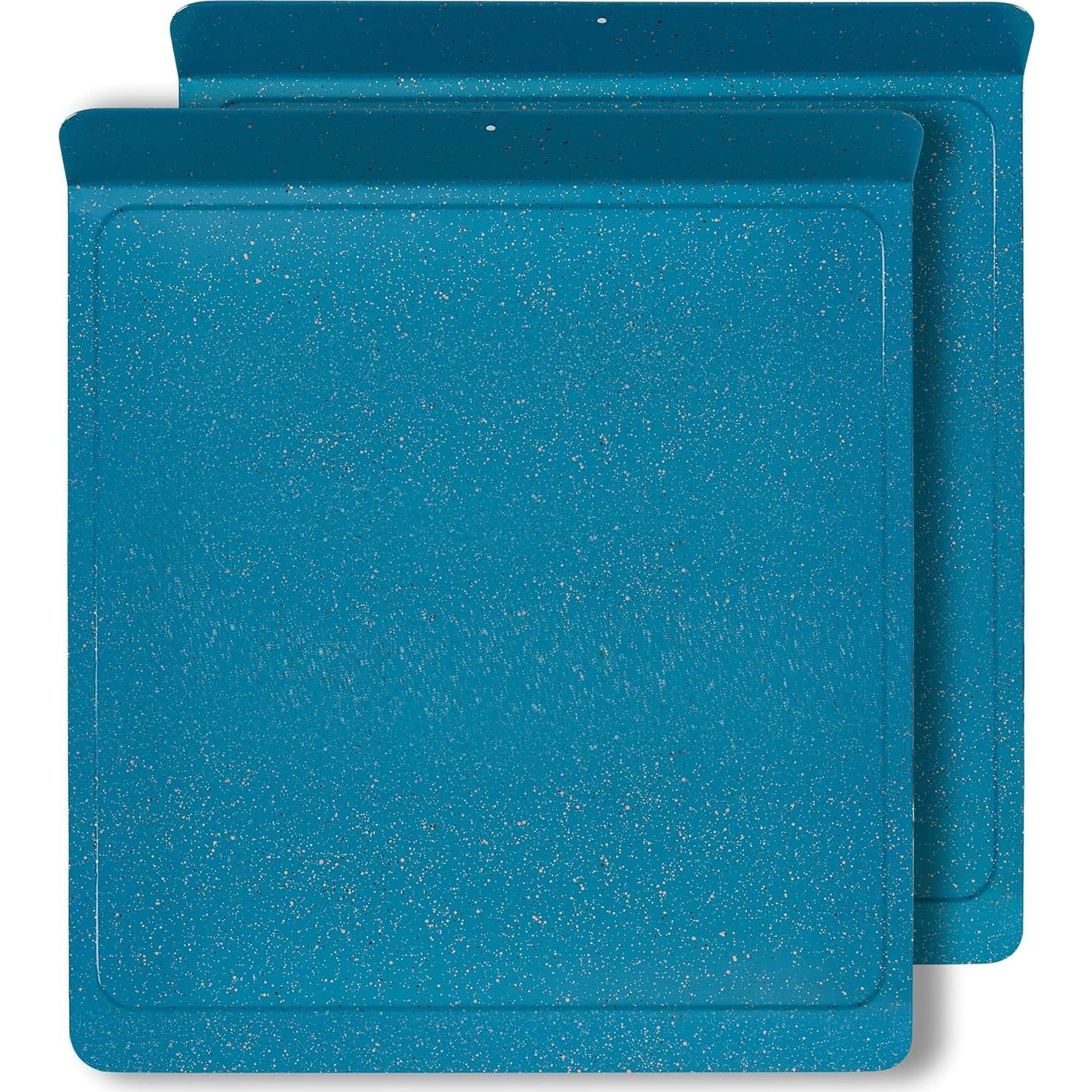 Bandeja para Hornear CasaWare 2pc Cerámica Antiadherente 31.75x35.56cm Azul