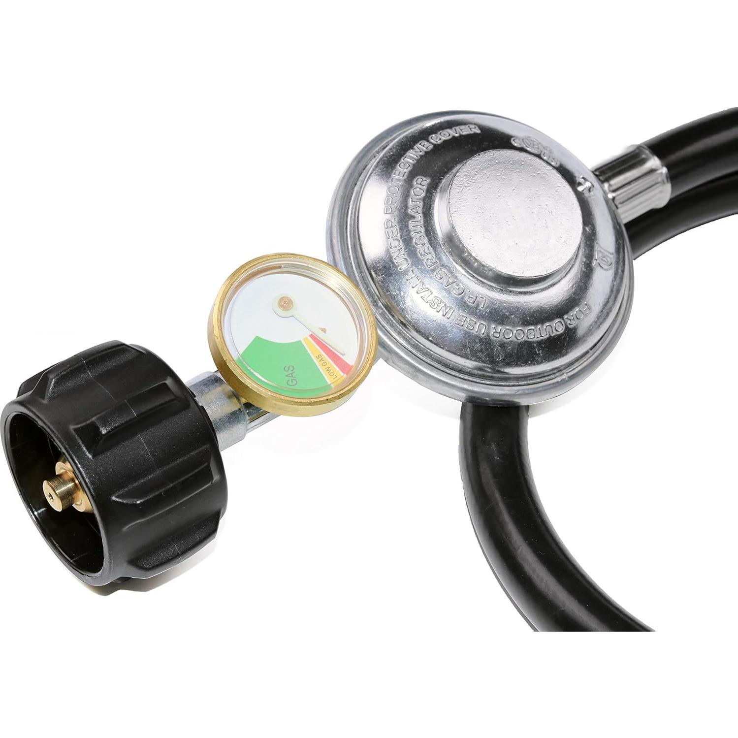 Manguera de Regulador de Propano DOZYANT 3 Pies con Medidor