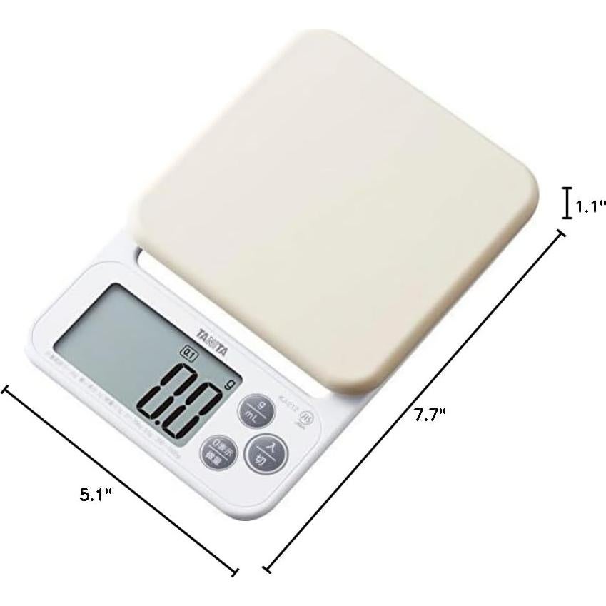 Balanza de Cocina Digital Tanita KJ-212 WH 2 kg 0.1 g