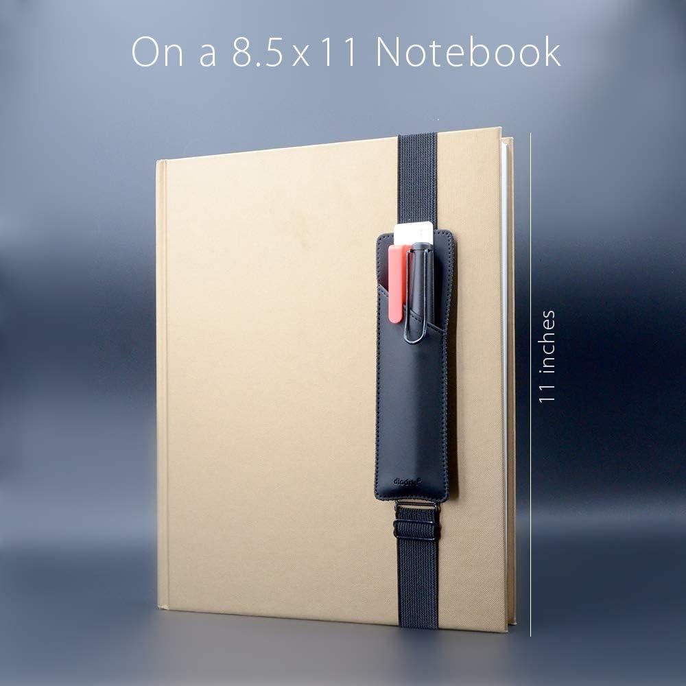 Soporte de bolígrafo ajustable Diodrio para cuadernos 20-28 cm