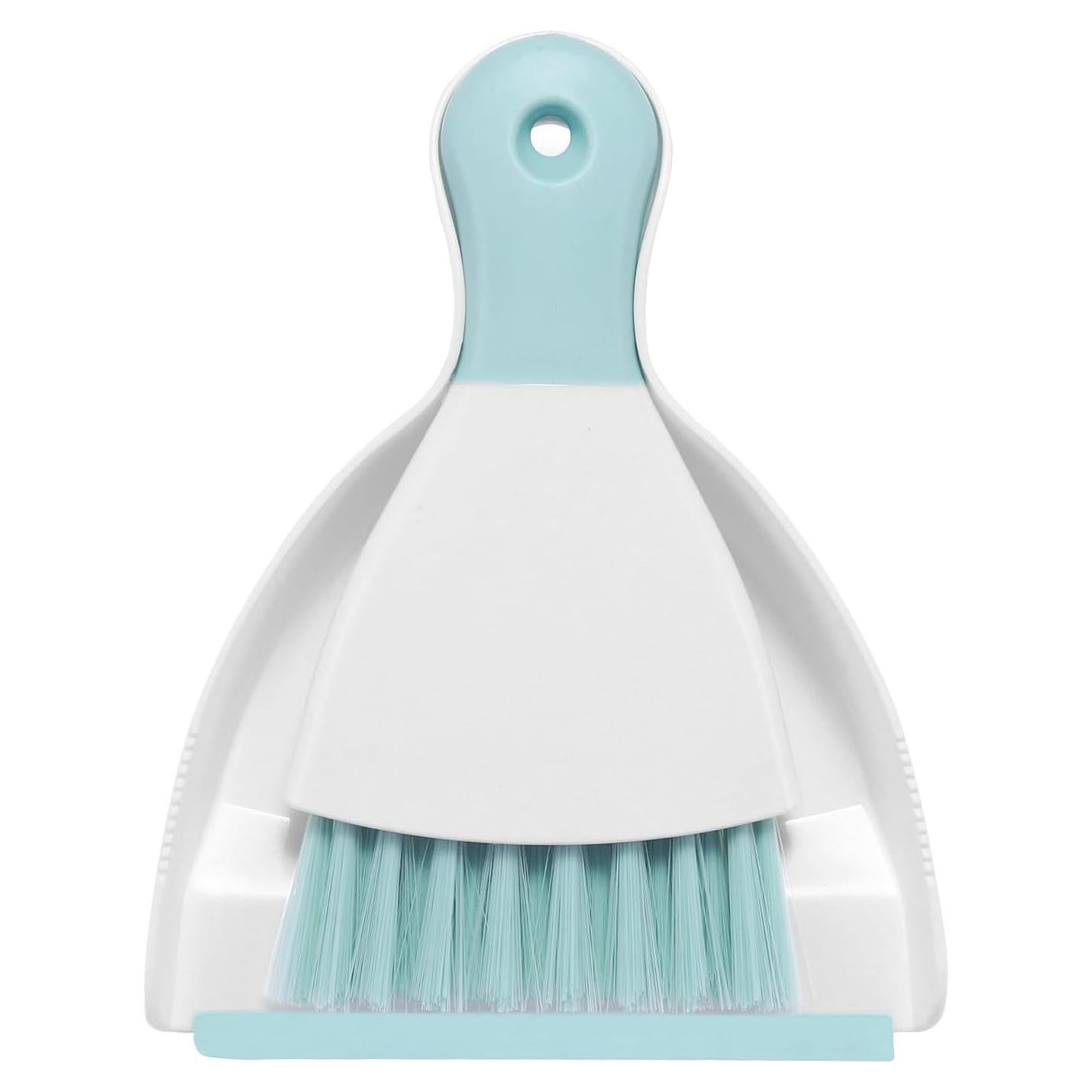 Juego de Escoba y Recogedor Mini NACENA Azul Compacto