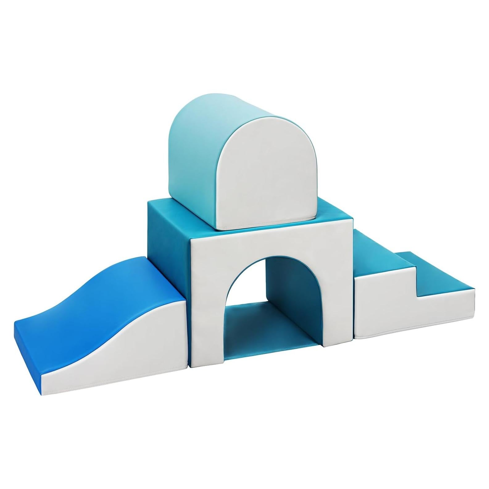 Bloques de Escalada de Espuma Sumbababy 4 Piezas con Túnel