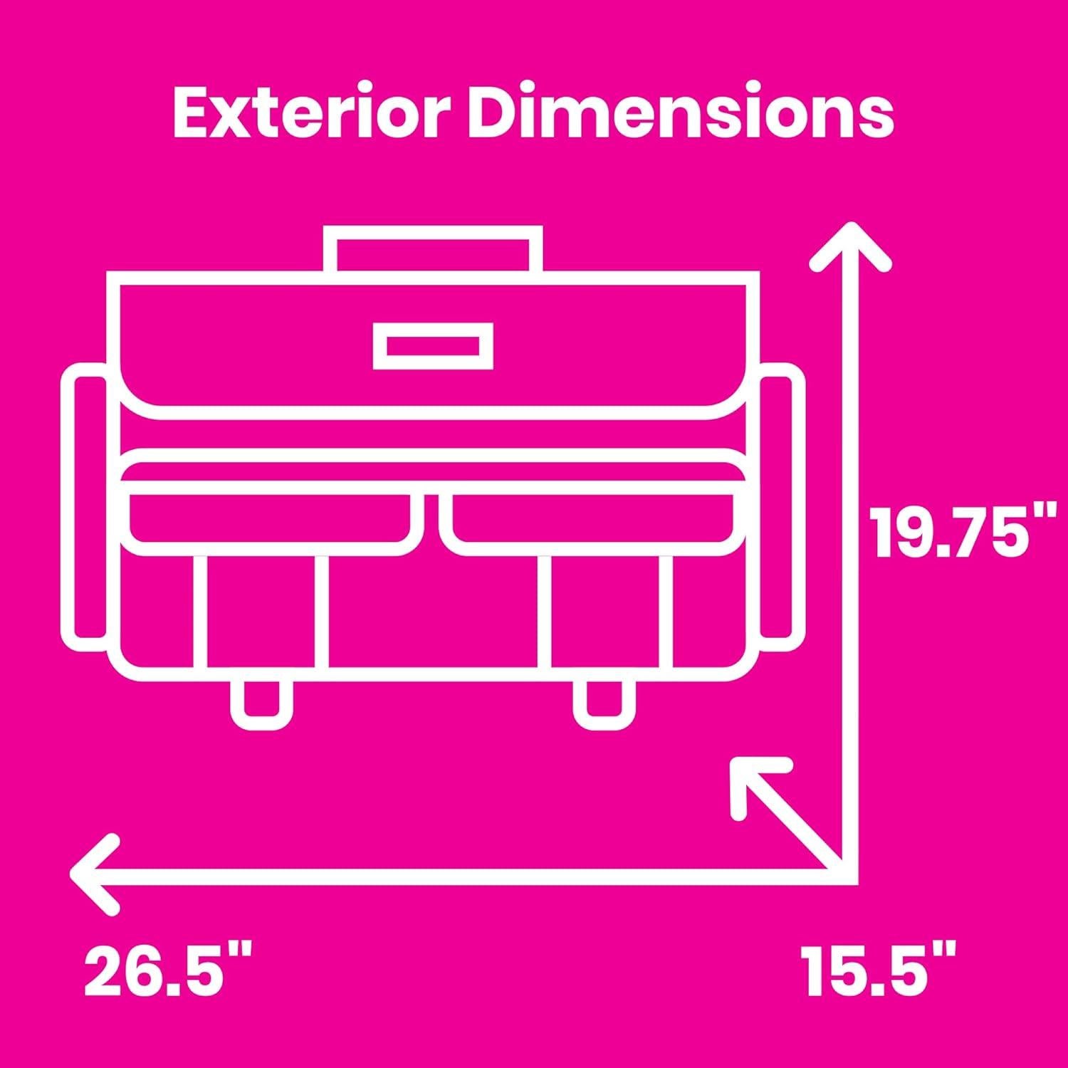 Carro de Máquina de Coser Deluxe Todo Mary XXL Negro