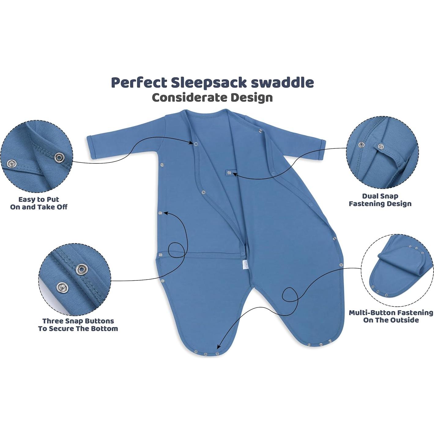 Vestido de Bebé Anudado MVUOCR Algodón 0-6 Meses Lavanda