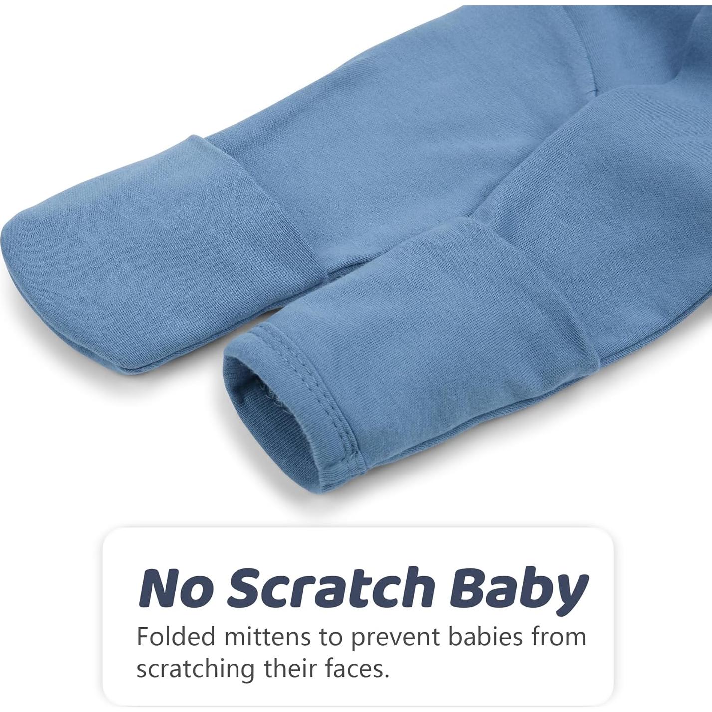 Vestido de Bebé Anudado MVUOCR Algodón 0-6 Meses Lavanda