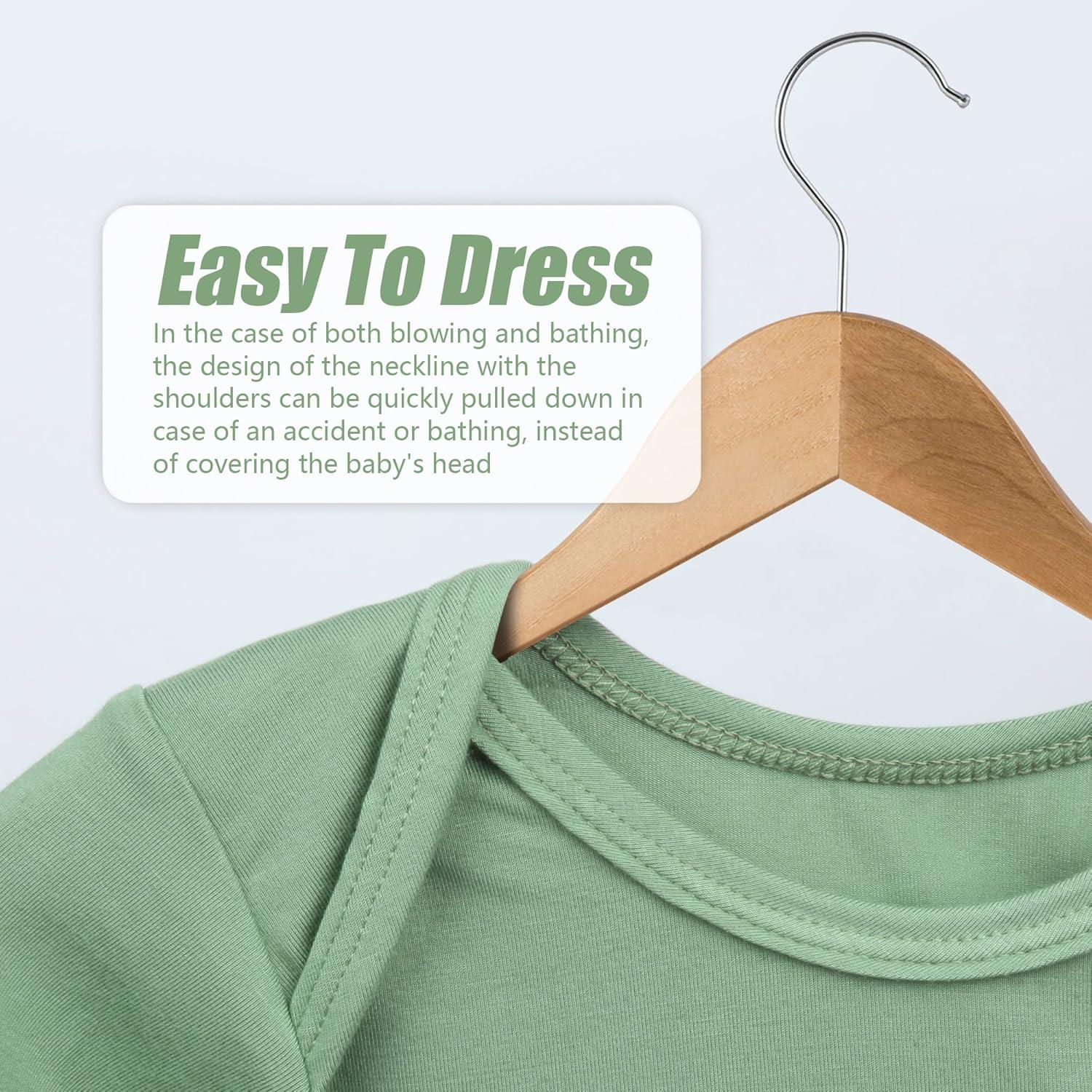 Vestido Anudado para Bebé Mikccer 0-6 Meses Beige Suave