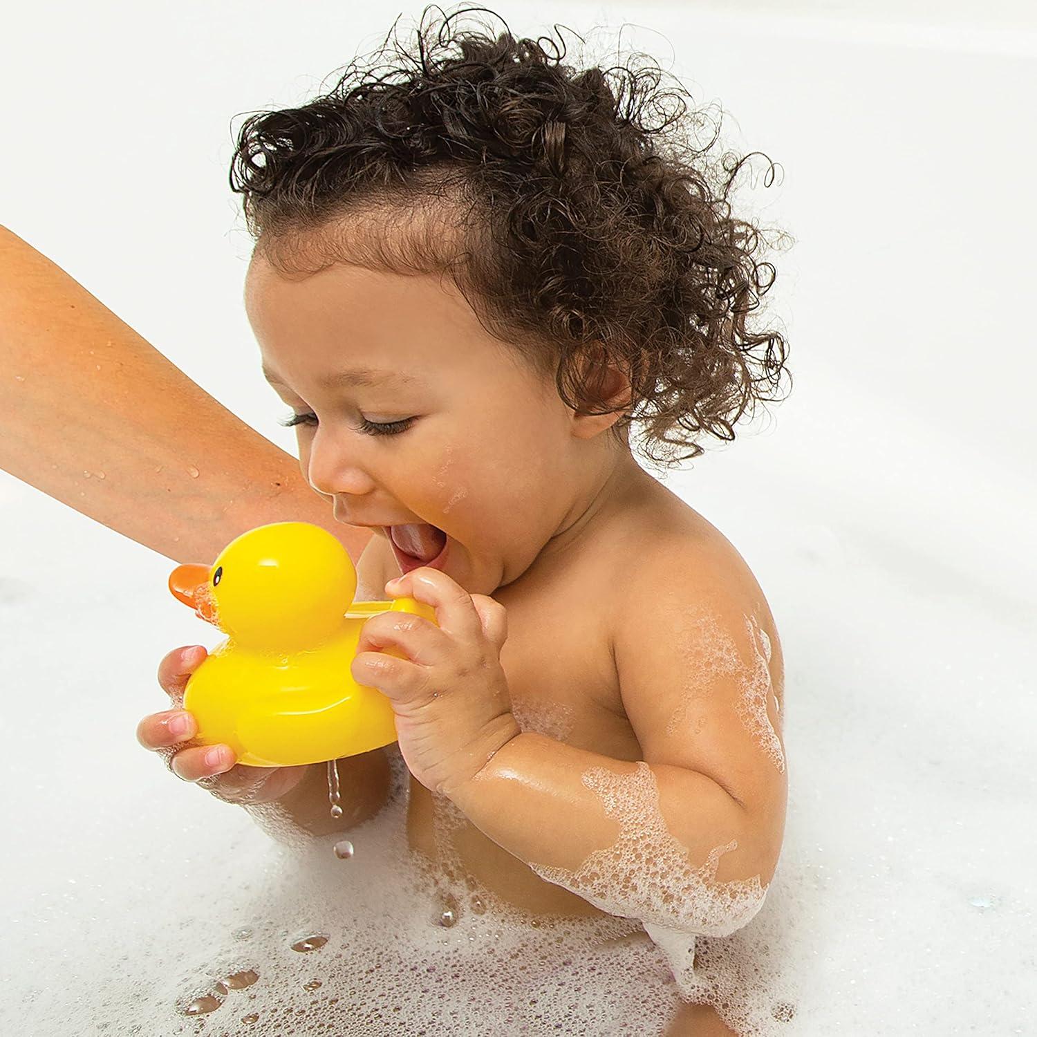 Set de Baño Infantino Casa de Patos 4 Piezas Multicolor