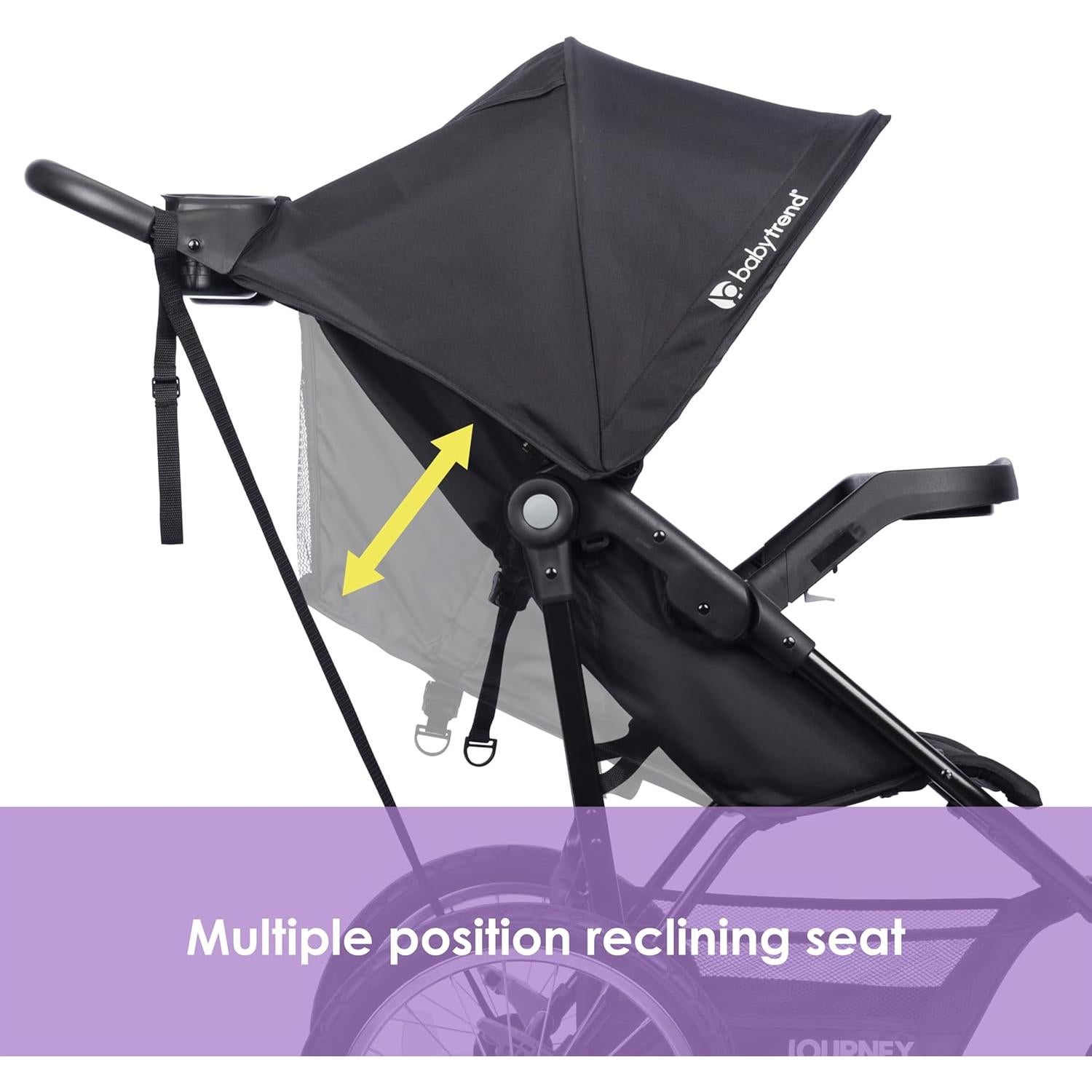 Carriola para Correr Baby Trend JG02F62A Negra 100% Poliester