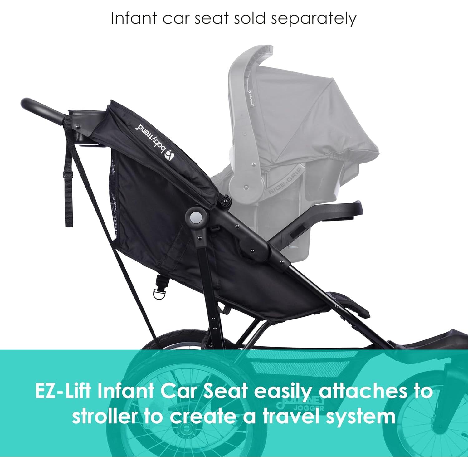 Carriola para Correr Baby Trend JG02F62A Negra 100% Poliester