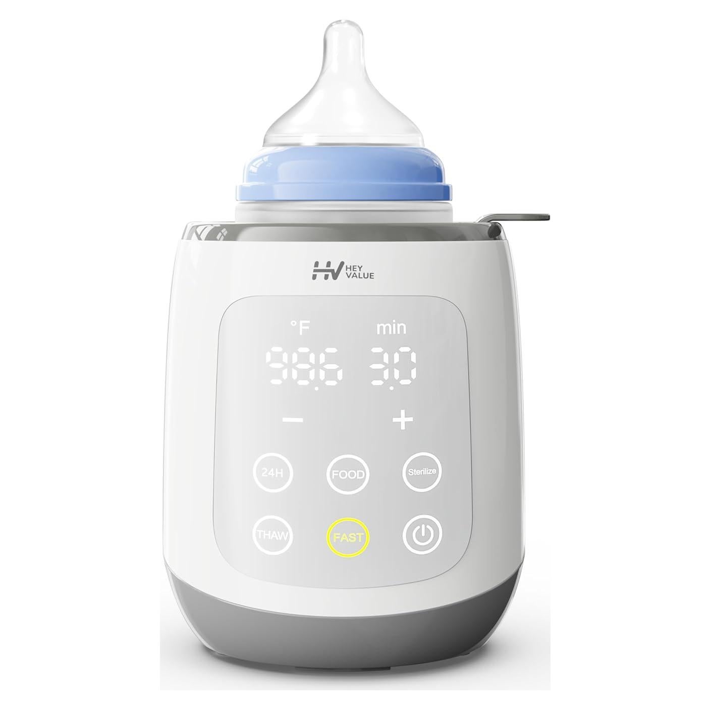 Calentador de Biberones HEYVALUE 10-en-1 con Pantalla LED