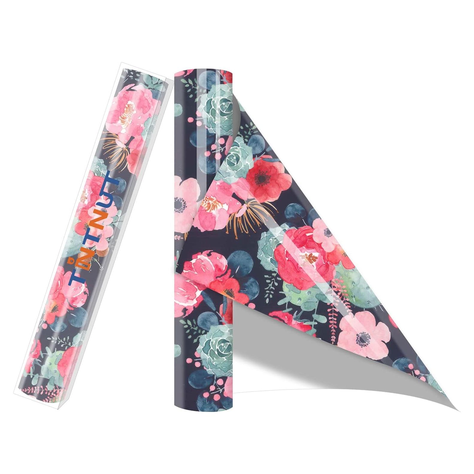 Rollo de Vinilo de Transferencia Tintnut Rosa Negra 30.48x152.4cm