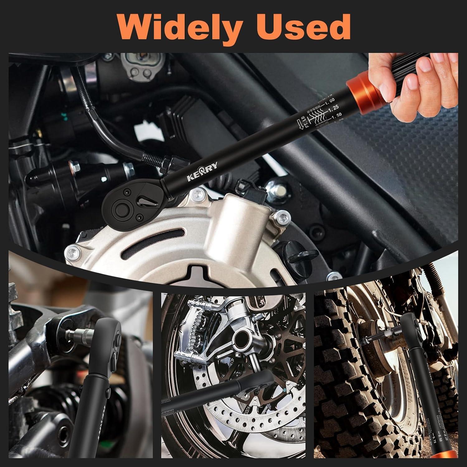 Llave de Torque Kerry 3/8" 5-50 Lb.Pie (6.8-67.8 Nm) Alta Precisión