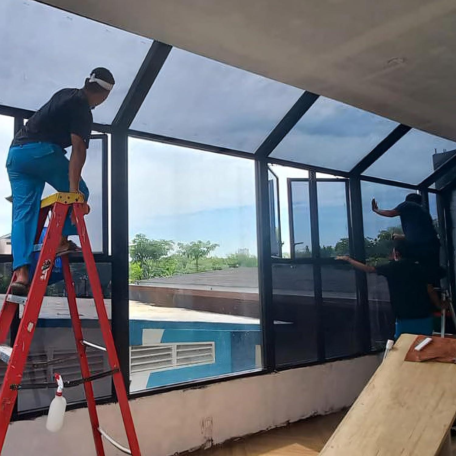 Kit de Reemplazo de Pantalla de Ventana DIGDRAM 81.28x20.12m Negra