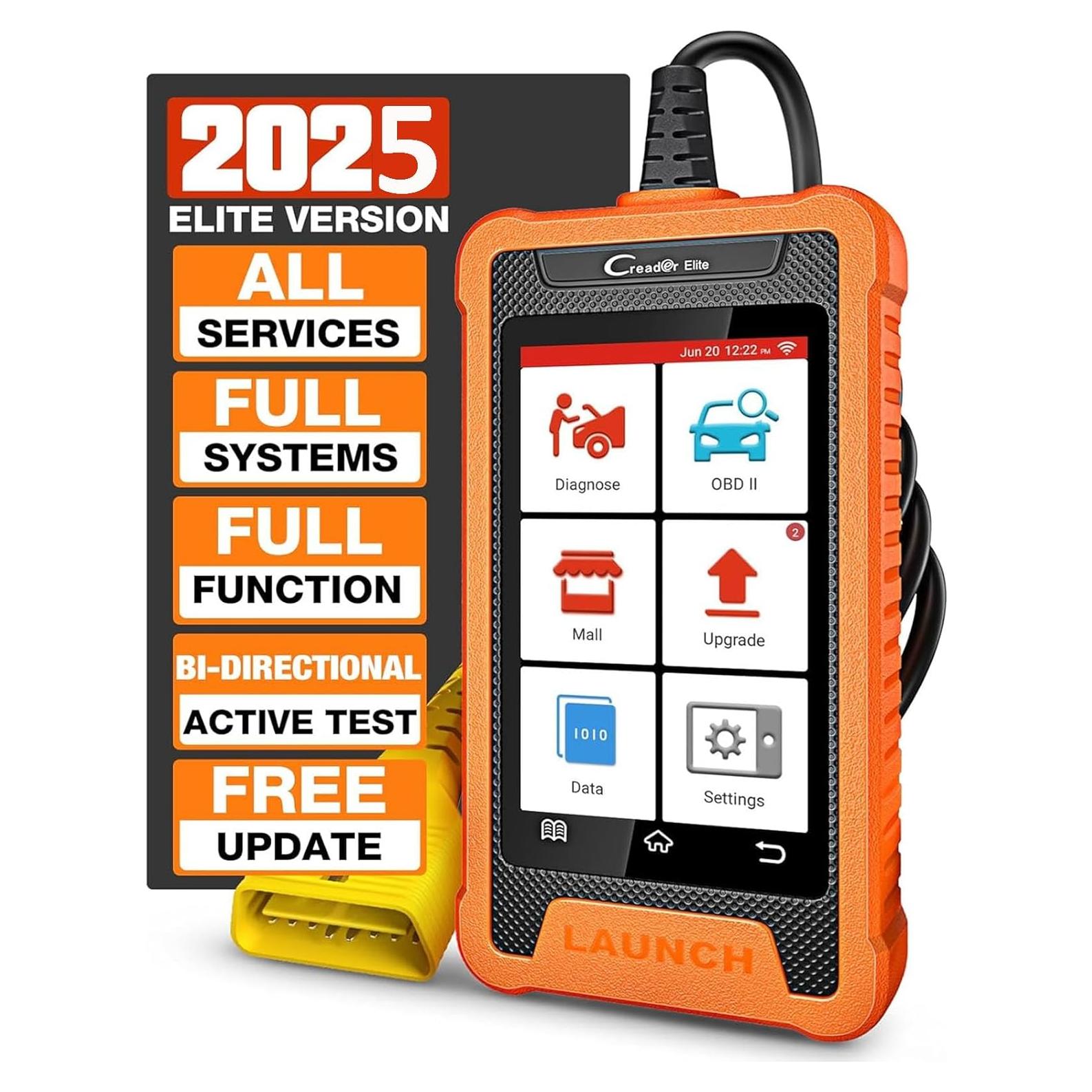 Escáner OBD2 LAUNCH Creader Elite 2025 para Honda Acura