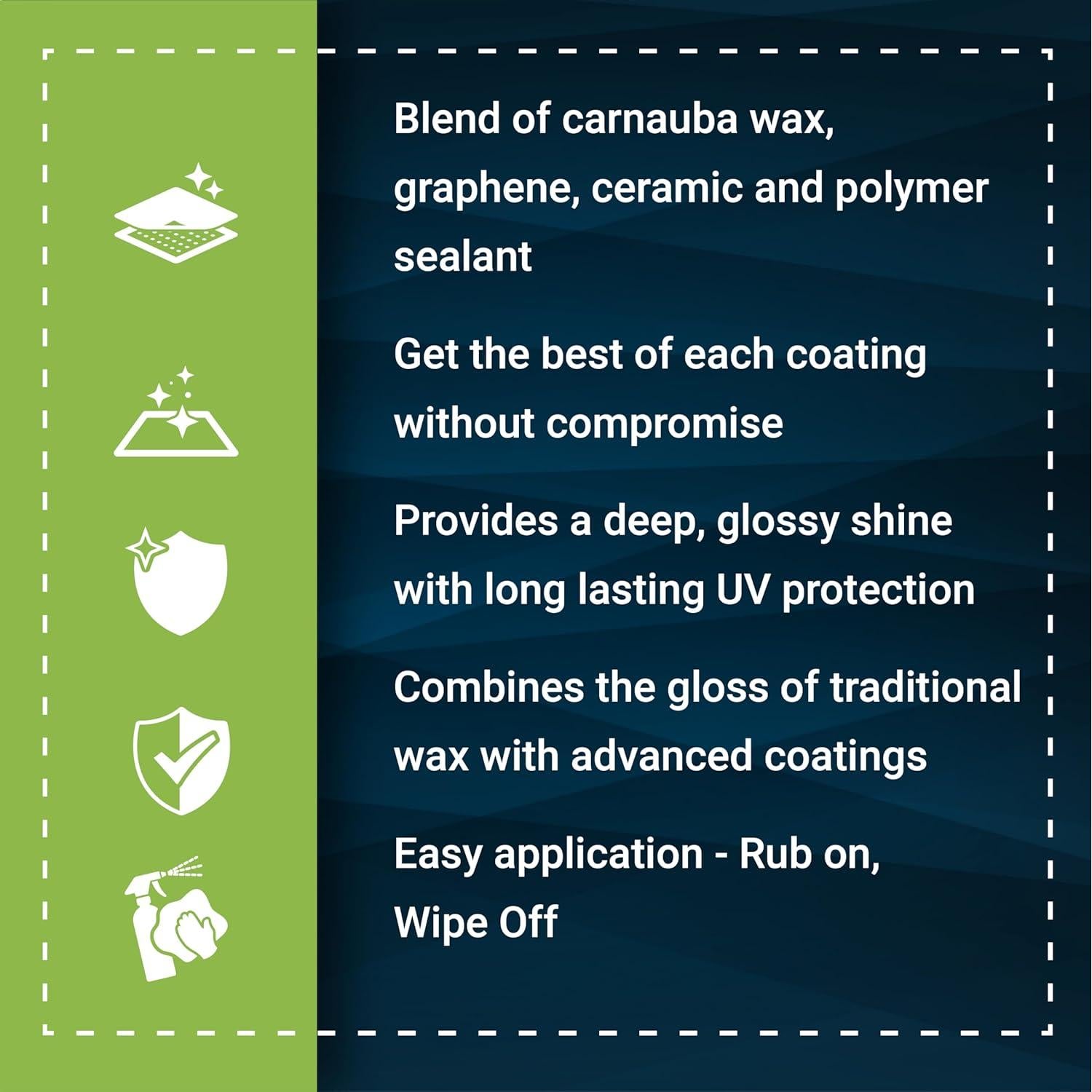 Cera para Automóviles Bling Sauce Fusion 680g - Brillo y Protección