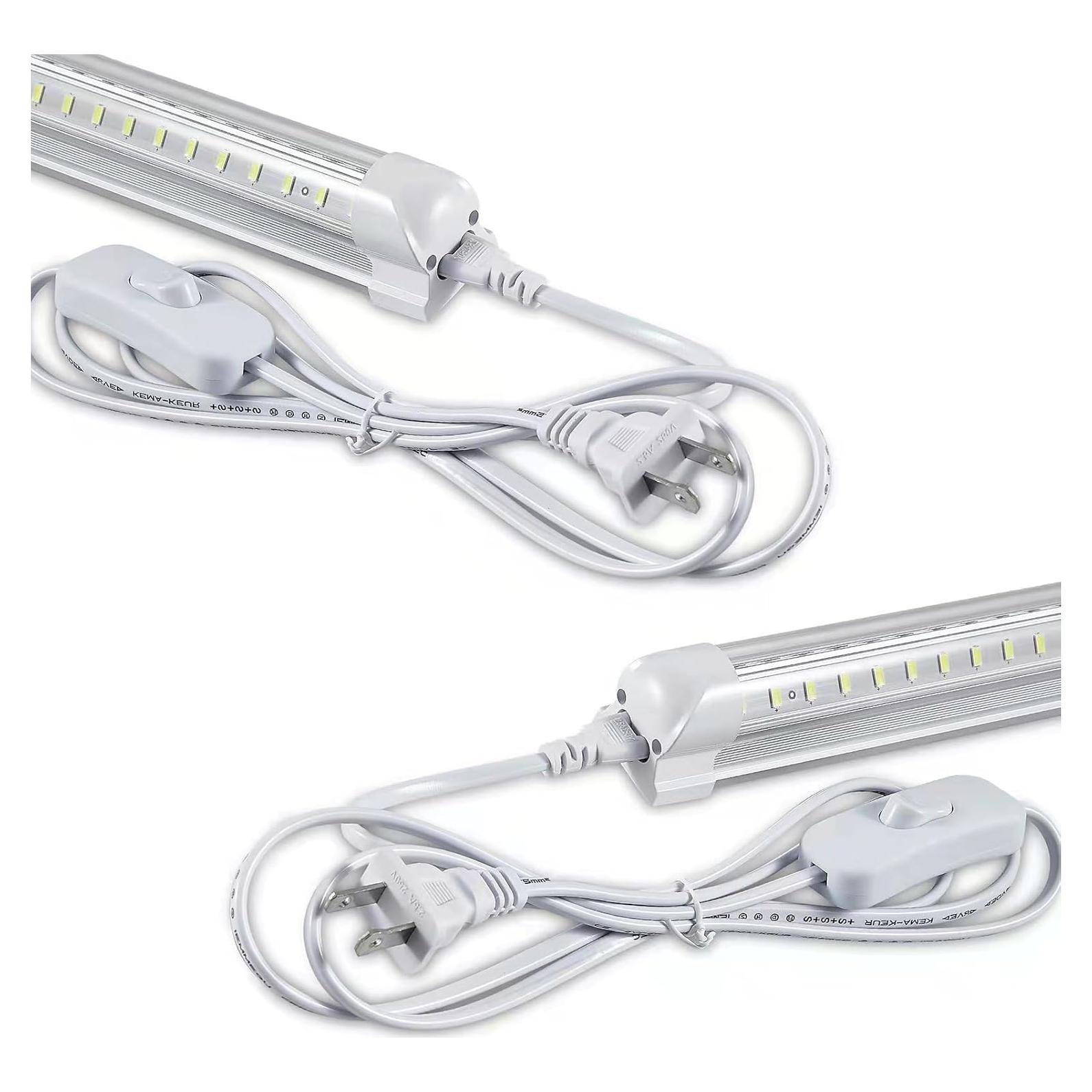 Luz de Taller LED 2FT 25W 3500LM 6000K Skymoat - 2 Paquete