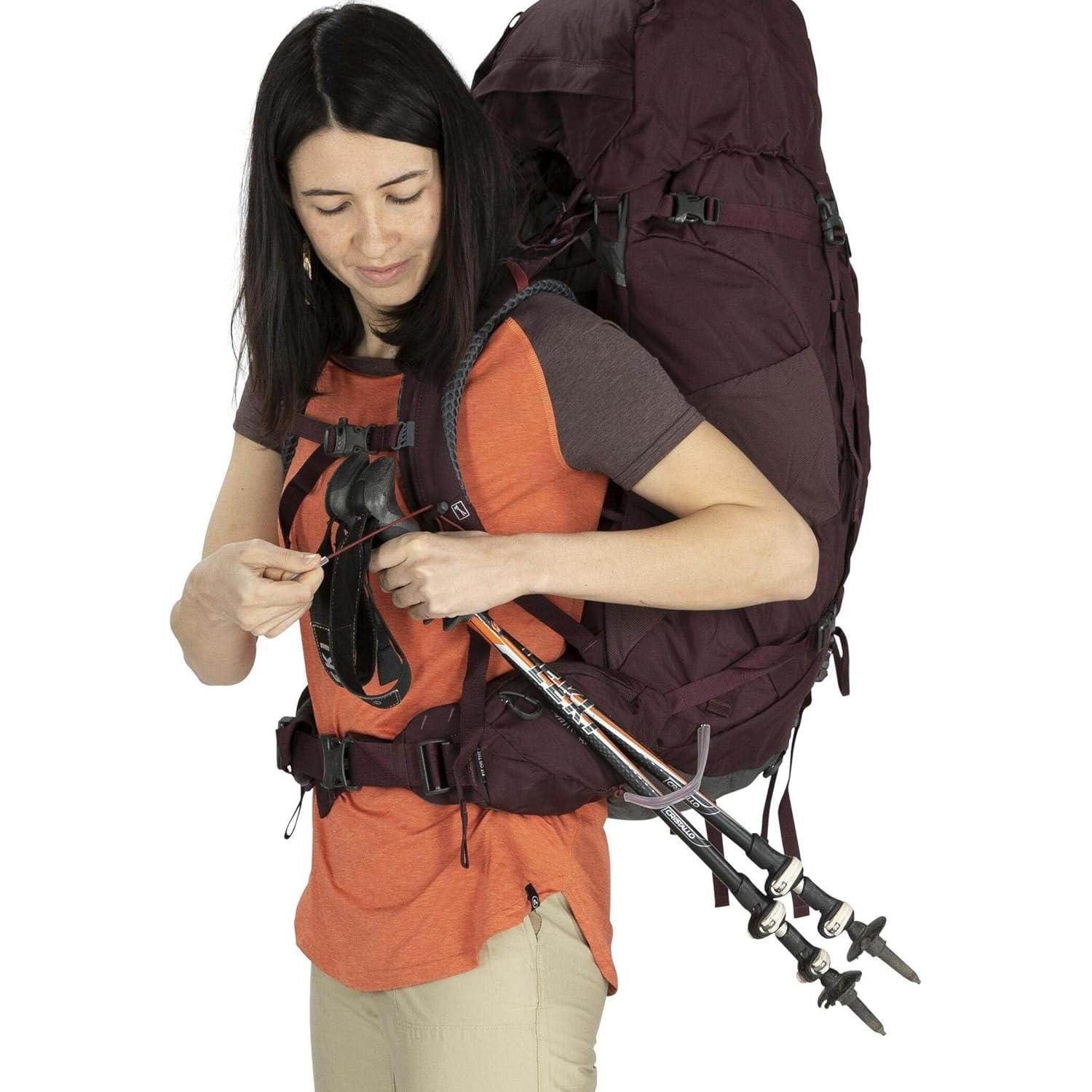 Mochila de Senderismo Osprey Kyte 68L para Mujeres - Negro