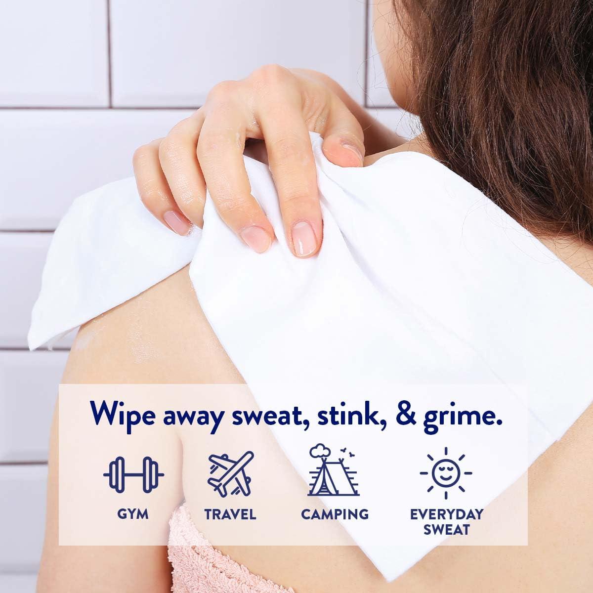 Toallitas de Ducha Megababe Pepino y Menta 10 Unidades