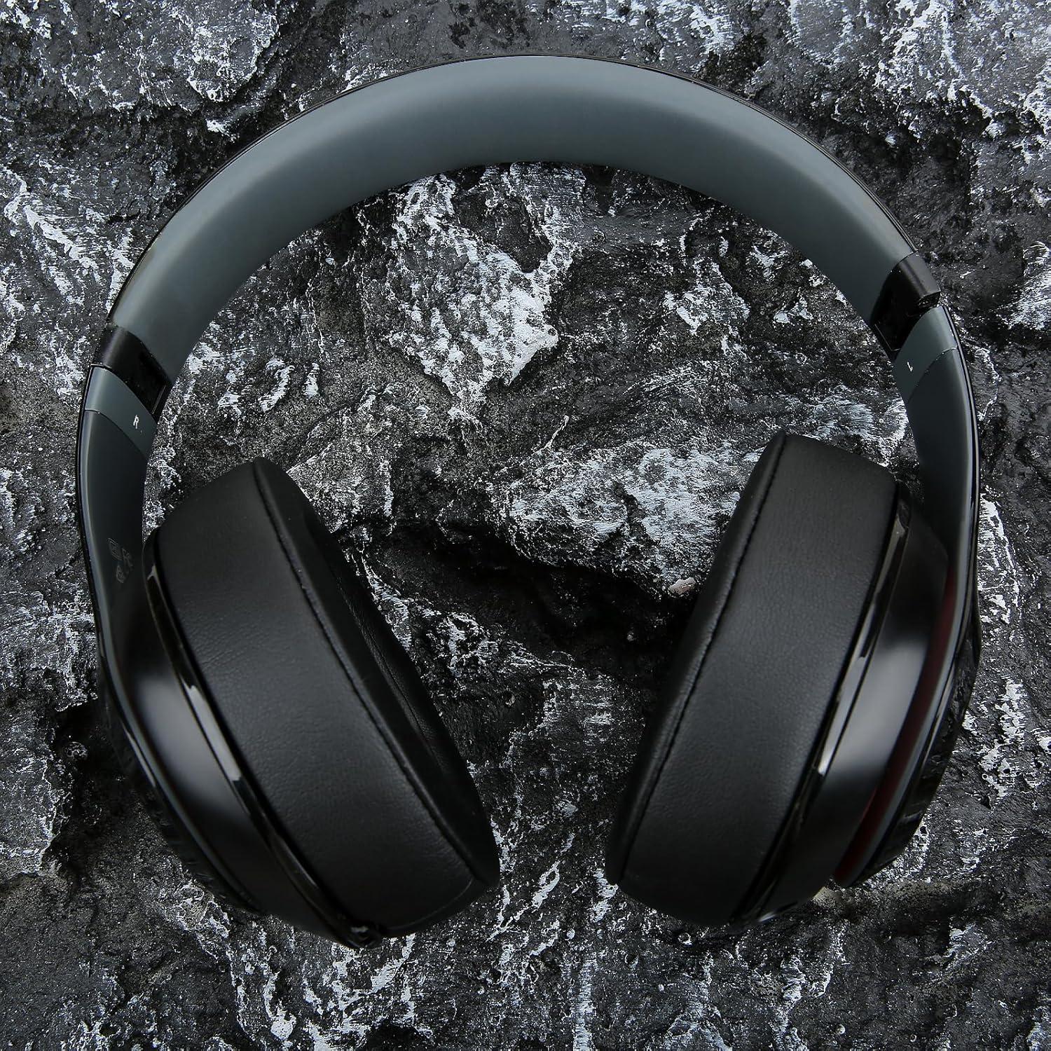 Almohadillas de Reemplazo Earrock para Auriculares Beats Studio 2 y 3 - Espuma de Memoria y Cuero Sintético