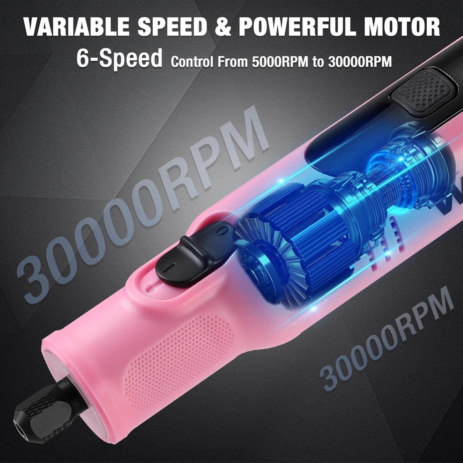 Herramienta Rotativa Inalámbrica WORKPRO 8V con 117 Accesorios