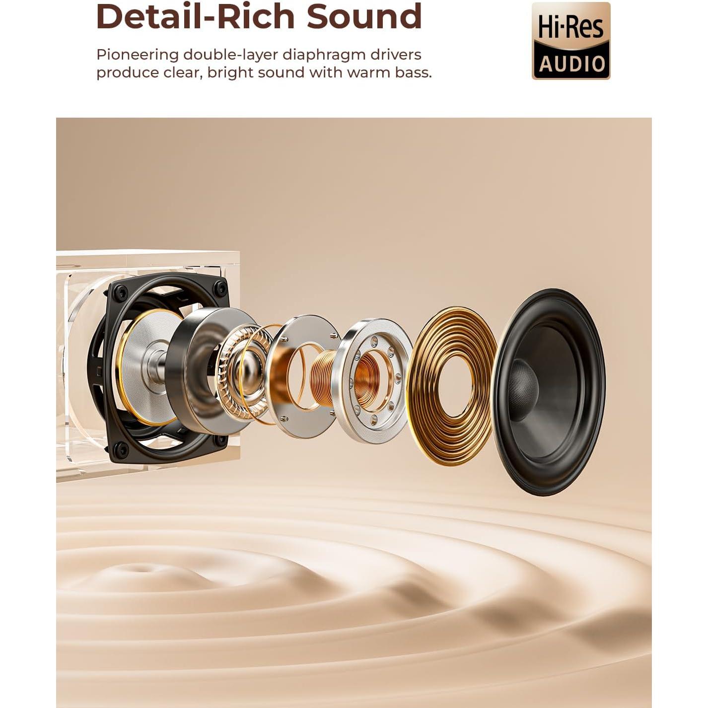 Reproductor de Vinilo ONE-S Qlearsoul Bluetooth 4 Altavoces