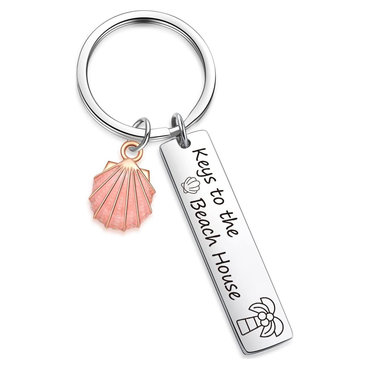 Llavero Playero ZNOSVEI de Acero Inoxidable - Regalo Verano