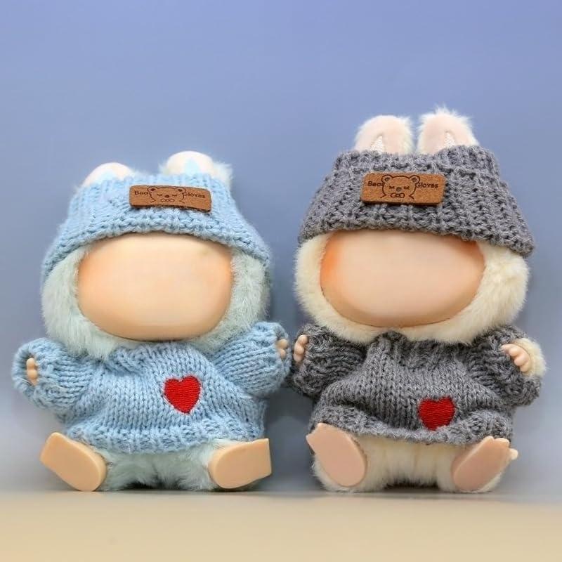 Conjunto de Atuendo LBB Suéter Corazones Bordados Negro