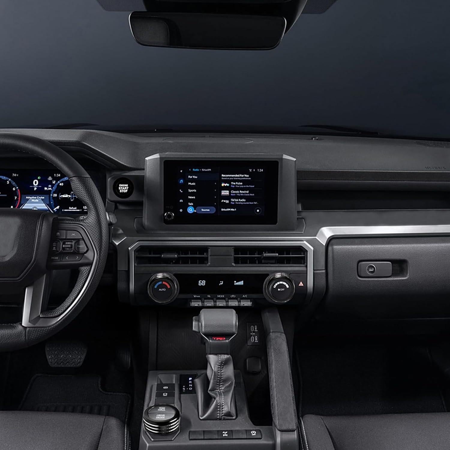 Anillo Cubierta Botón Consola Central Toyota Tacoma 2024-2025