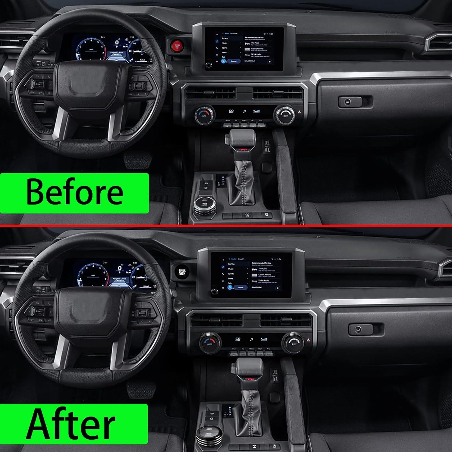 Anillo Cubierta Botón Consola Central Toyota Tacoma 2024-2025