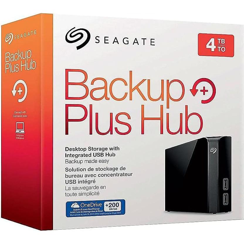 Disco Duro Externo Seagate Backup Plus Hub 4TB USB 3.0