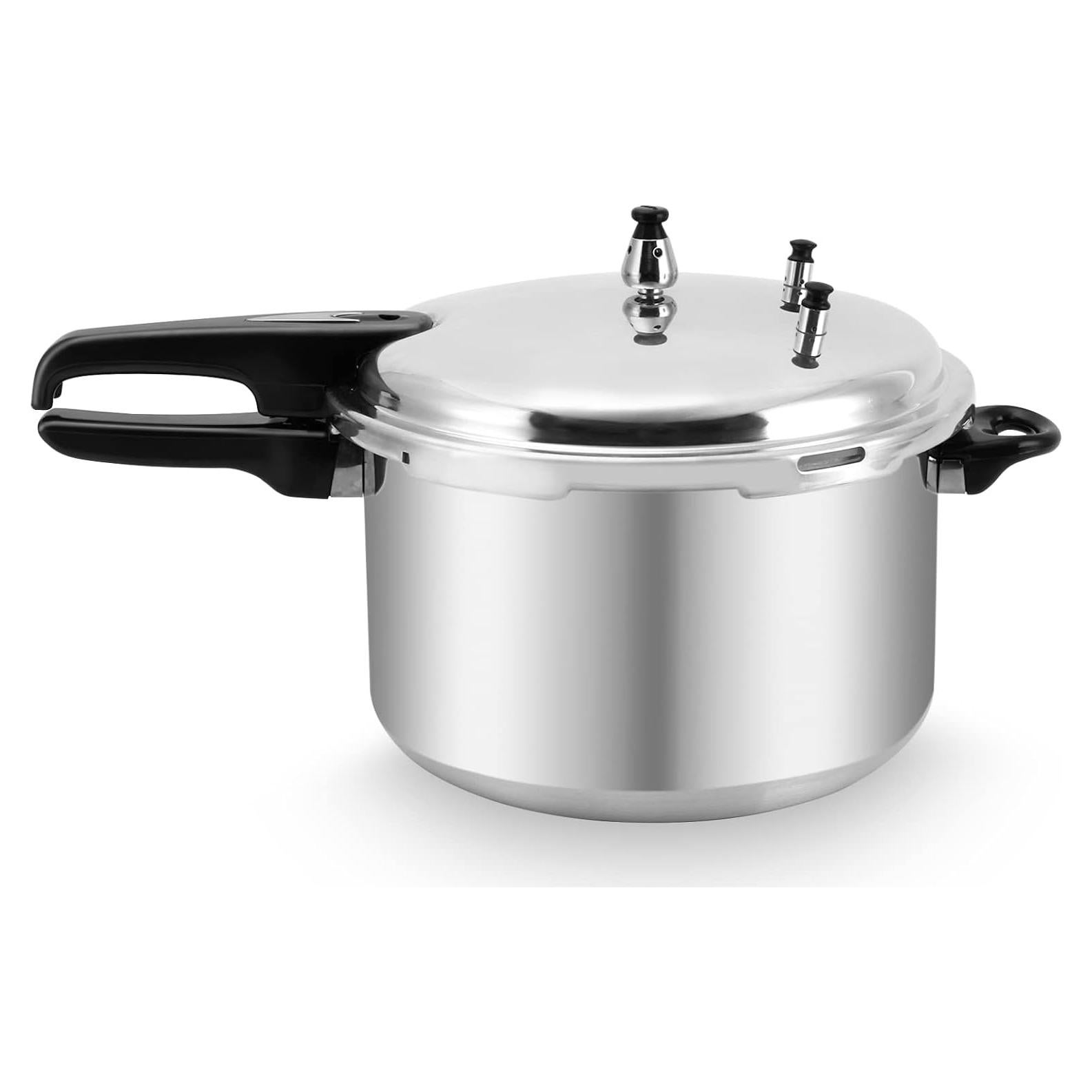 Olla a presión Fulgutonit 12qt de aluminio con rejilla