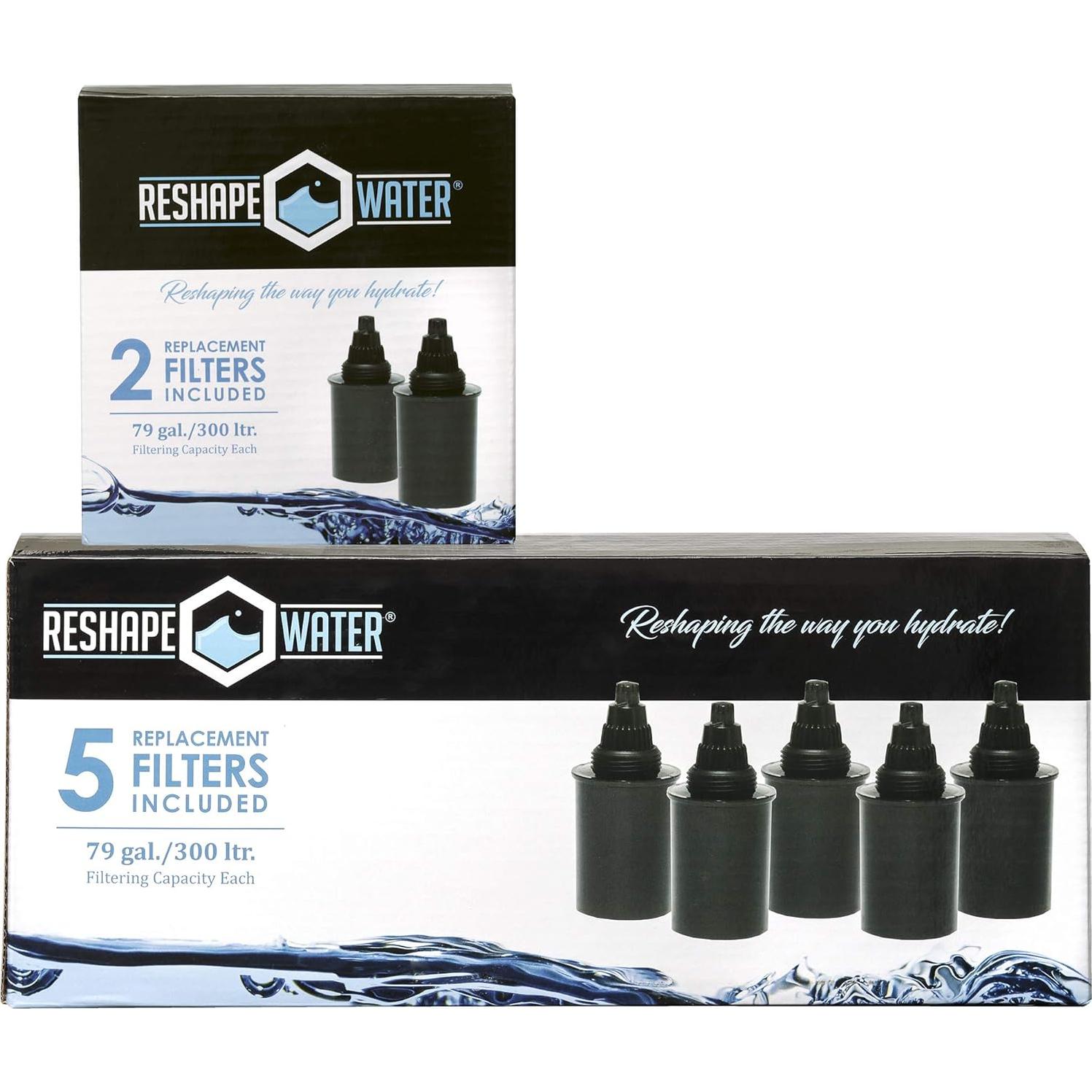 Cartucho de Filtro de Agua Reshape Water - Paquete de 2