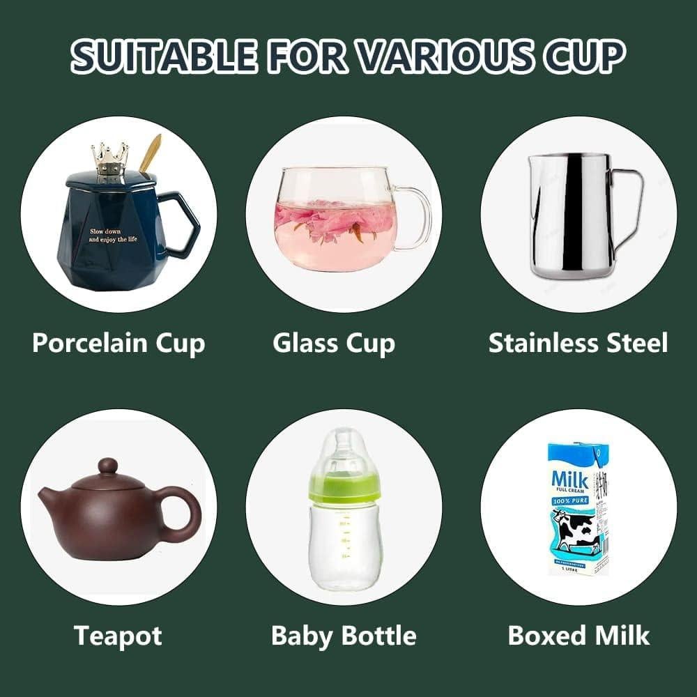 Calentador de café eléctrico Xingzixi con taza y cuchara 400ml