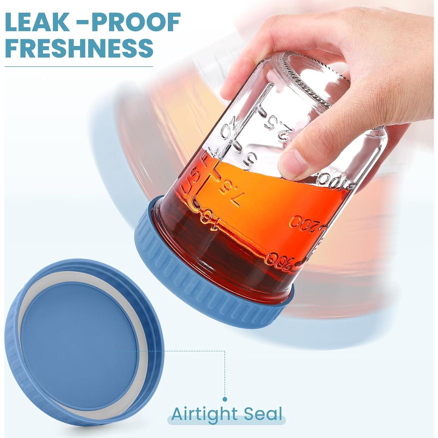 Contenedores de Avena Nocturna Yeenhoopy 6 Paquetes 473ml