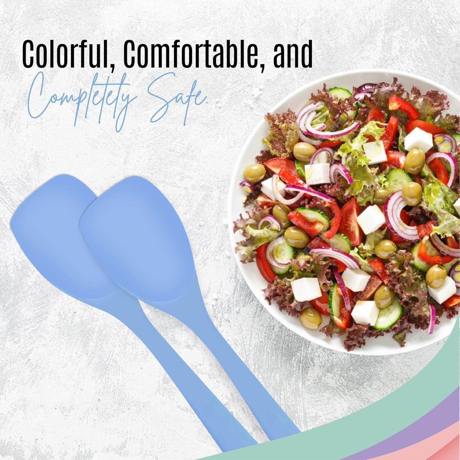 Set de 4 Espátulas de Silicona Nextop - Utensilios de Cocina Azul